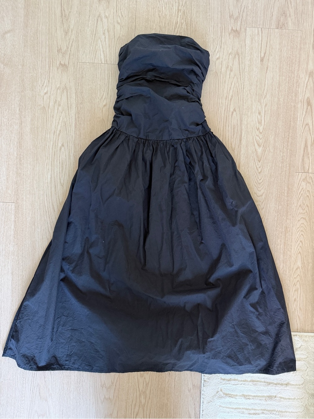 Strapless maxi dress